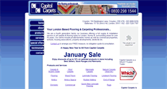 Desktop Screenshot of capitolcarpets.co.uk